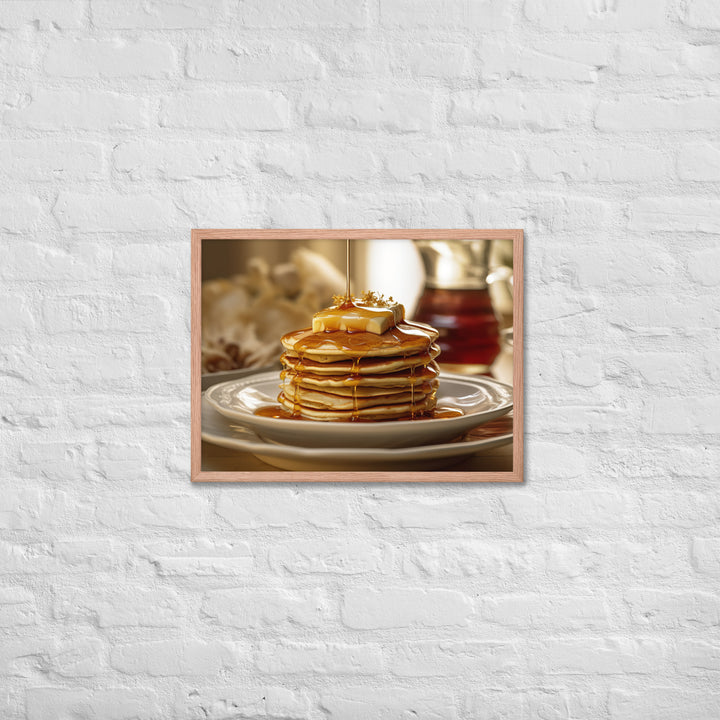 Cinnamon Pancakes Framed poster 🤤 from Yumify.AI