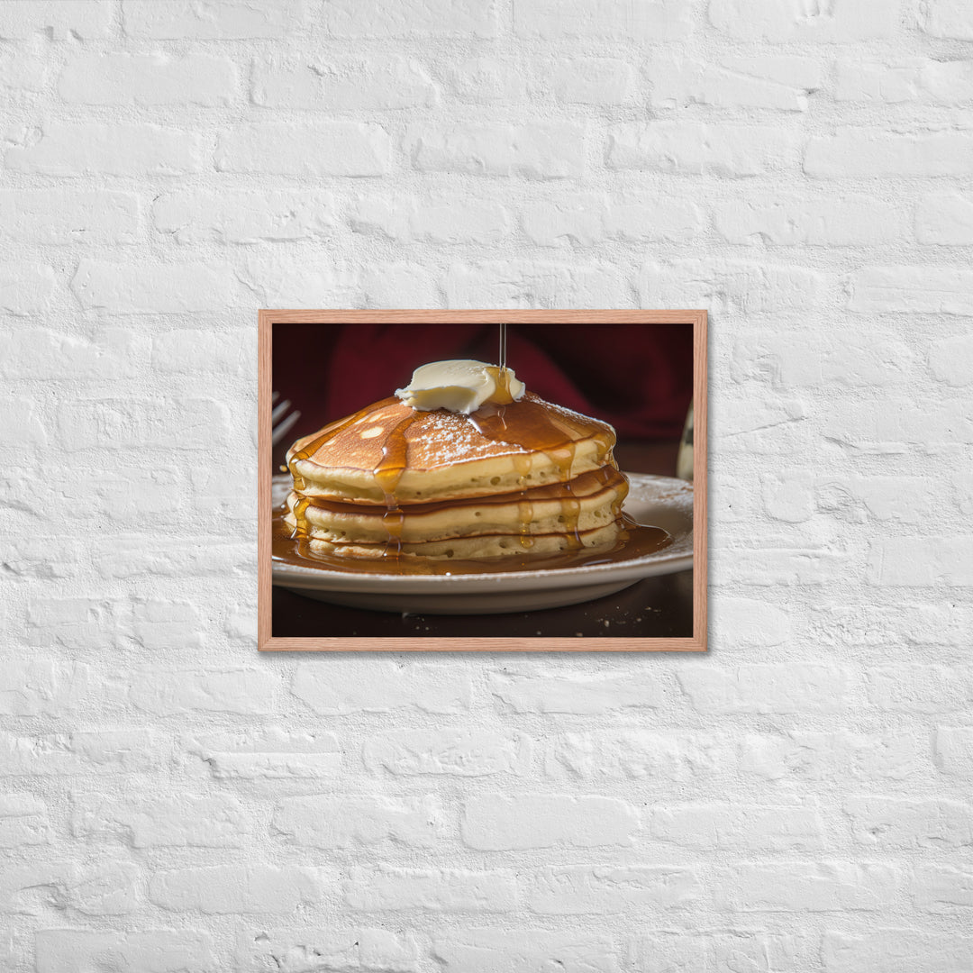 Buttermilk Pancakes Framed poster 🤤 from Yumify.AI