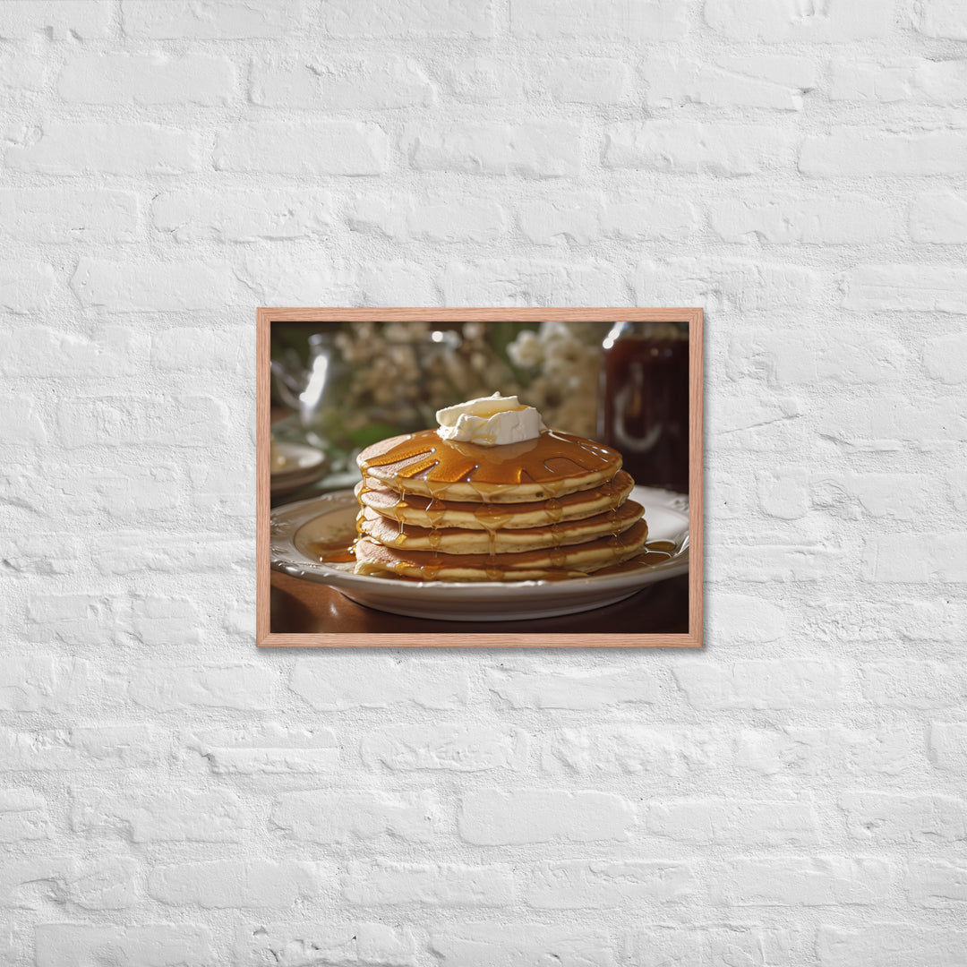 Buttermilk Pancakes Framed poster 🤤 from Yumify.AI