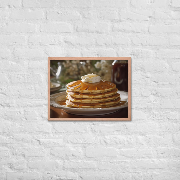 Buttermilk Pancakes Framed poster 🤤 from Yumify.AI