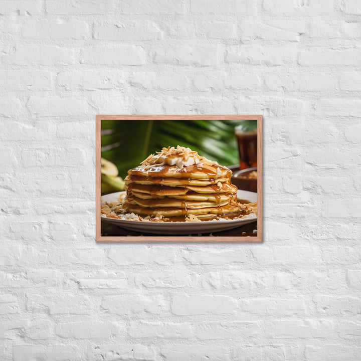 Banana Pancakes Framed poster 🤤 from Yumify.AI