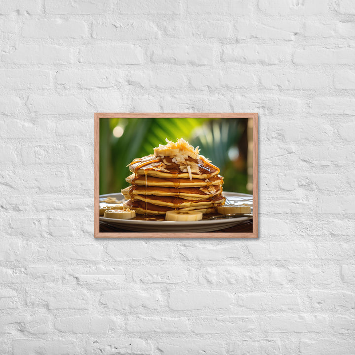 Banana Pancakes Framed poster 🤤 from Yumify.AI