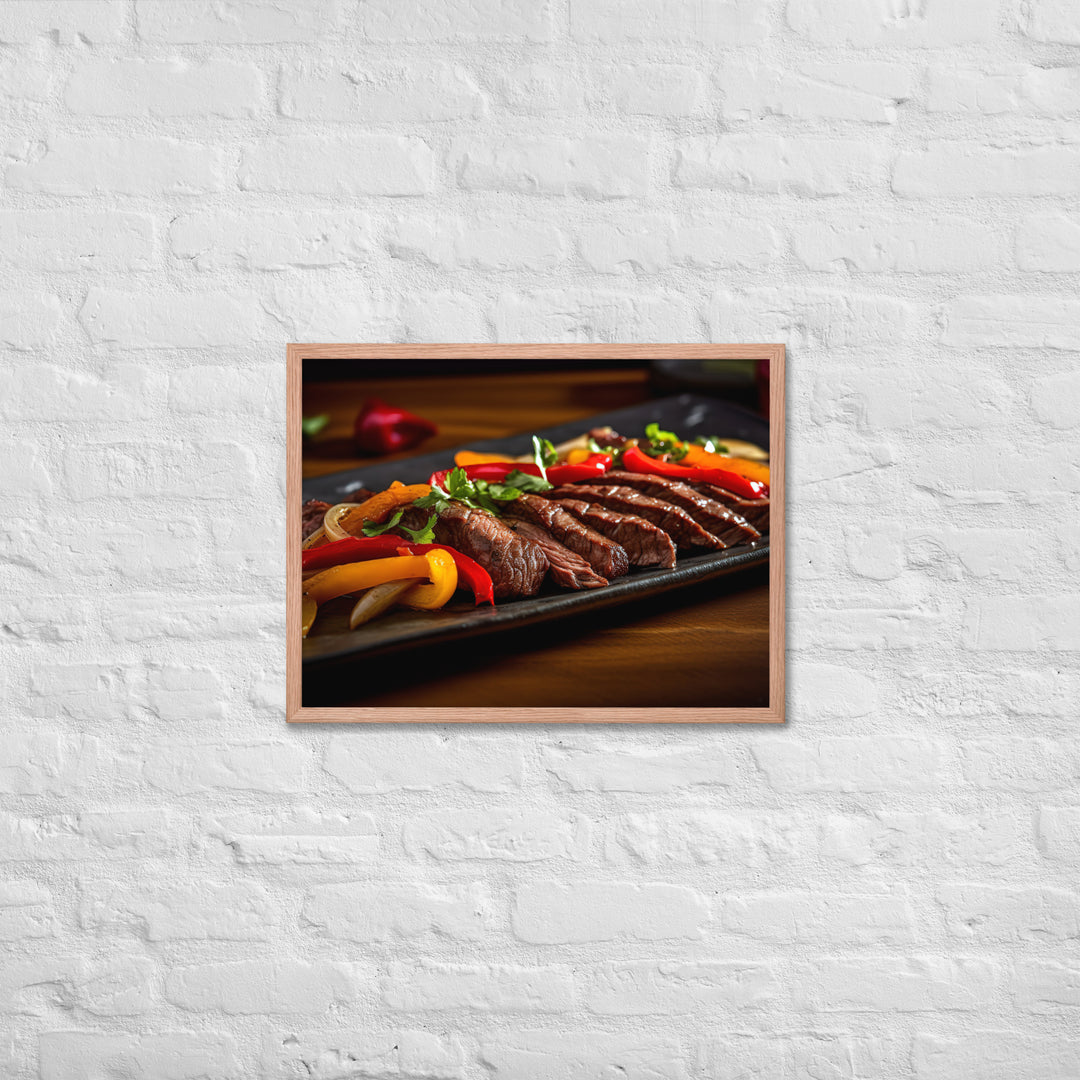 Skirt Steak Framed poster 🤤 from Yumify.AI