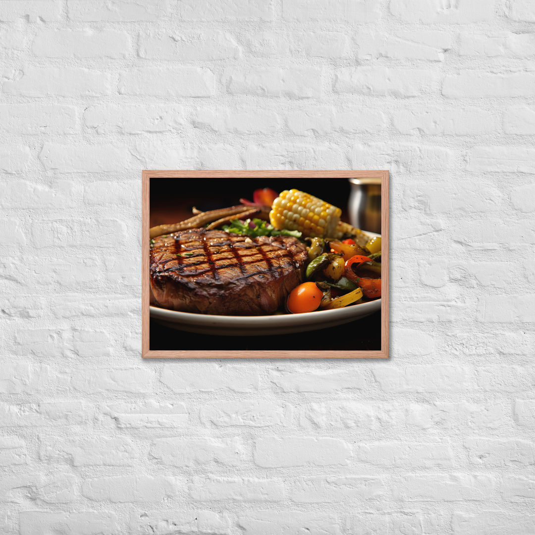 Ribeye Steak Framed poster 🤤 from Yumify.AI