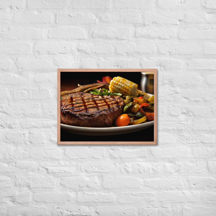 Ribeye Steak Framed poster 🤤 from Yumify.AI