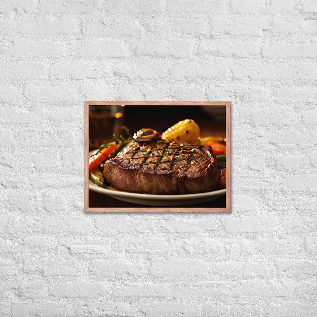 Ribeye Steak Framed poster 🤤 from Yumify.AI