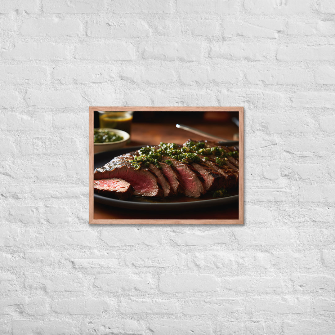 Flank Steak Framed poster 🤤 from Yumify.AI