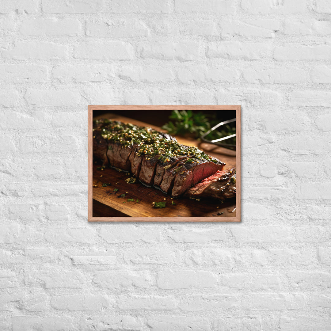 Flank Steak Framed poster 🤤 from Yumify.AI