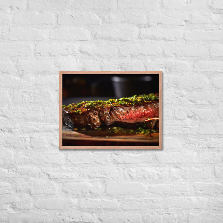 Flank Steak Framed poster 🤤 from Yumify.AI