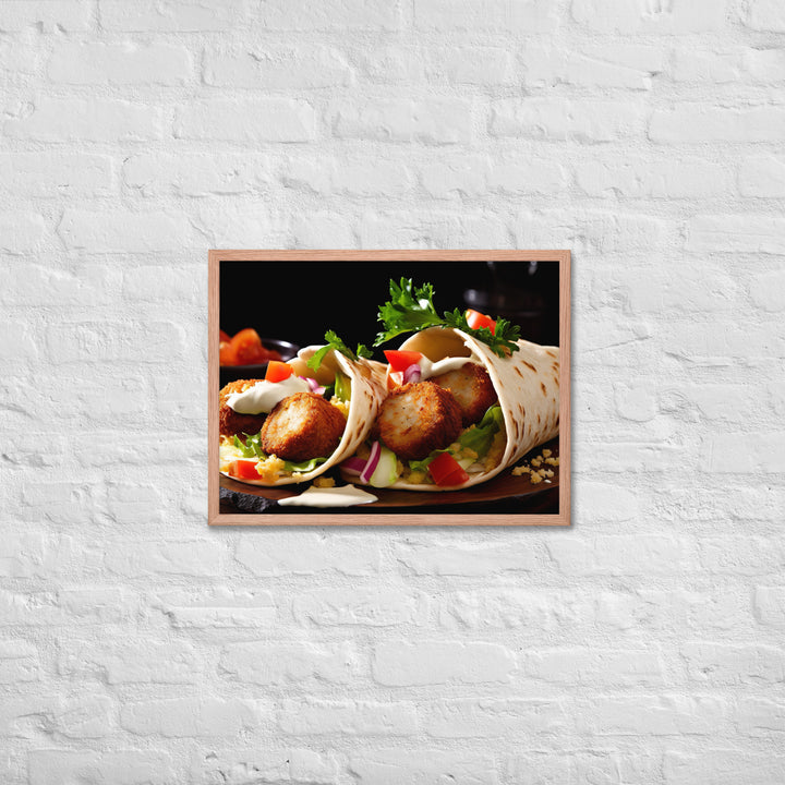 Classic Falafel Framed poster 🤤 from Yumify.AI