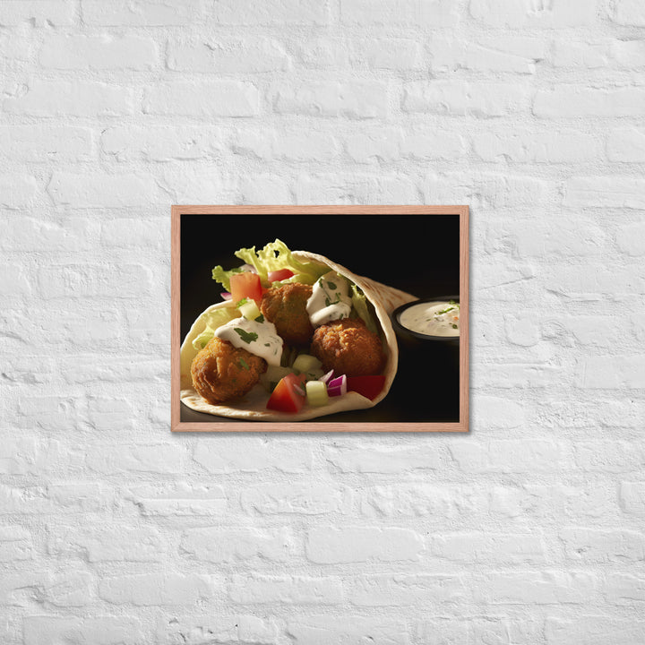 Classic Falafel Framed poster 🤤 from Yumify.AI