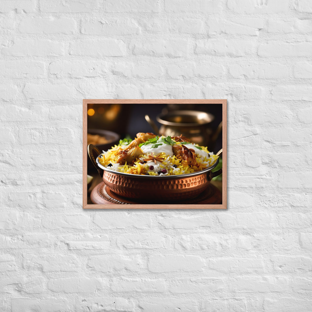 Lucknowi Biryani Framed poster 🤤 from Yumify.AI