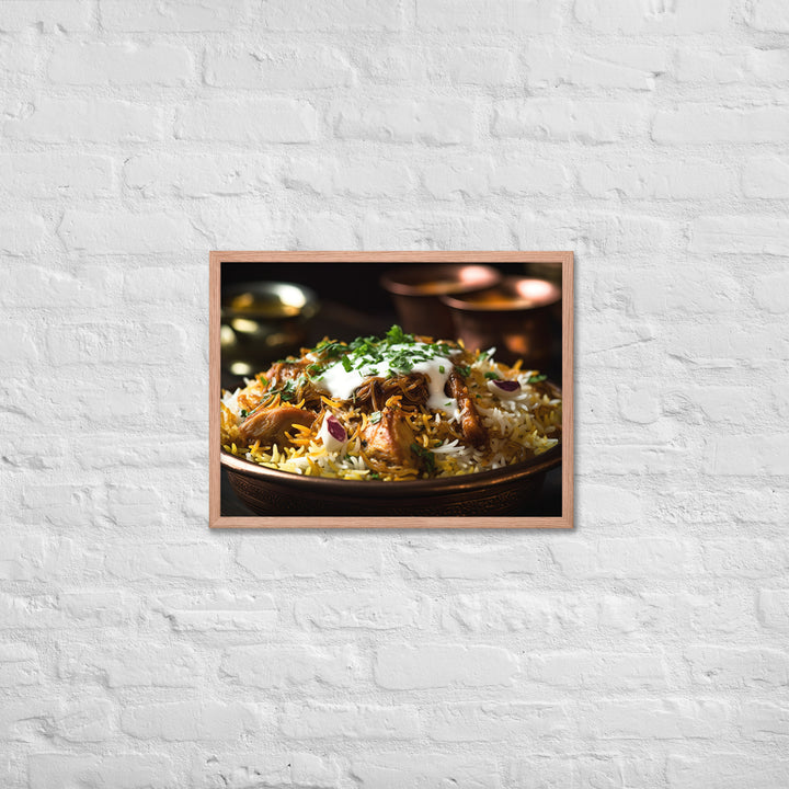 Lucknowi Biryani Framed poster 🤤 from Yumify.AI