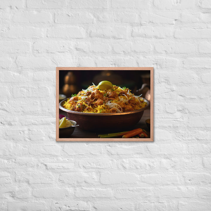 Hyderabadi Biryani Framed poster 🤤 from Yumify.AI