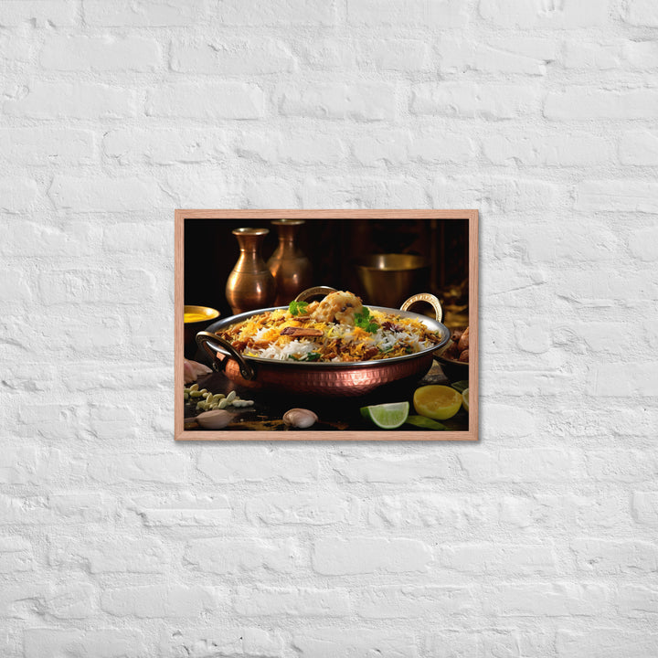 Hyderabadi Biryani Framed poster 🤤 from Yumify.AI