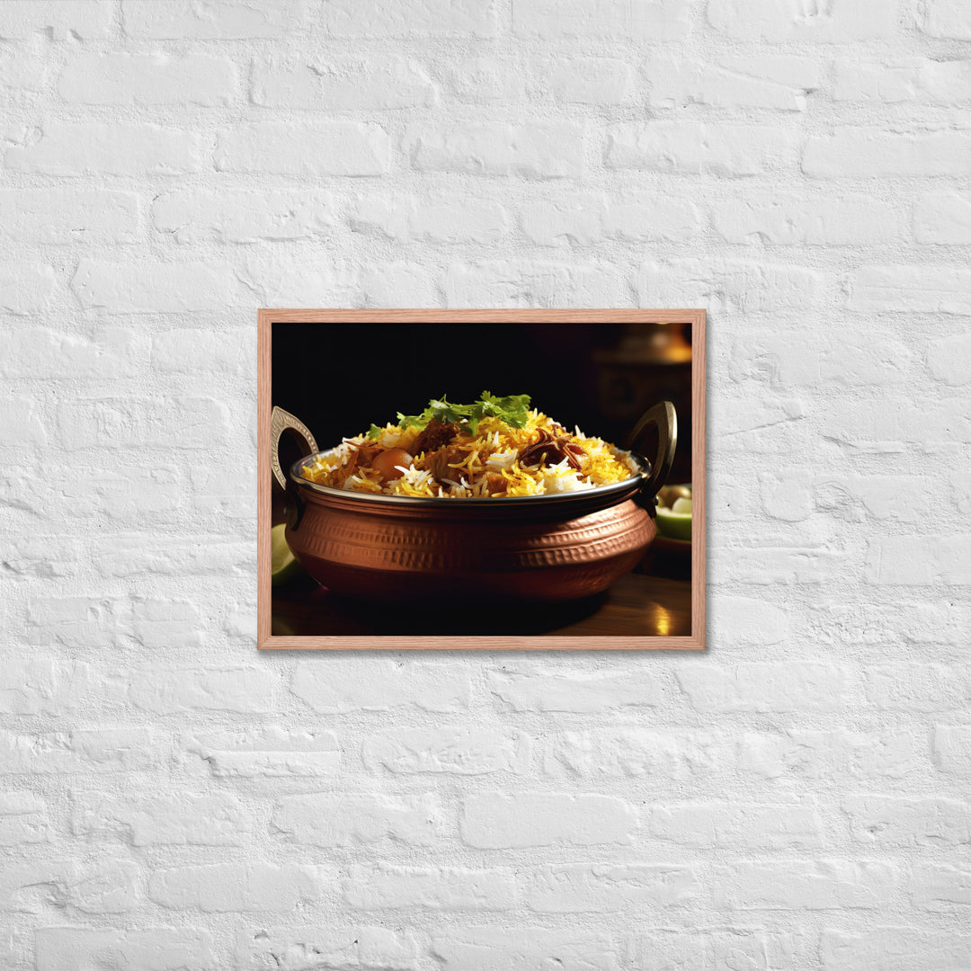 Dum Biryani Framed poster 🤤 from Yumify.AI