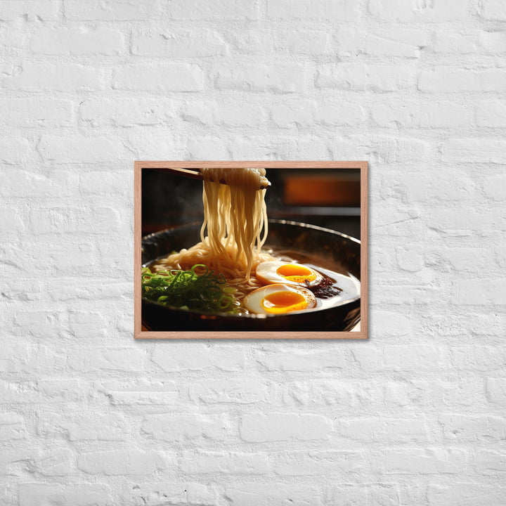 Tsukemen Framed poster 🤤 from Yumify.AI