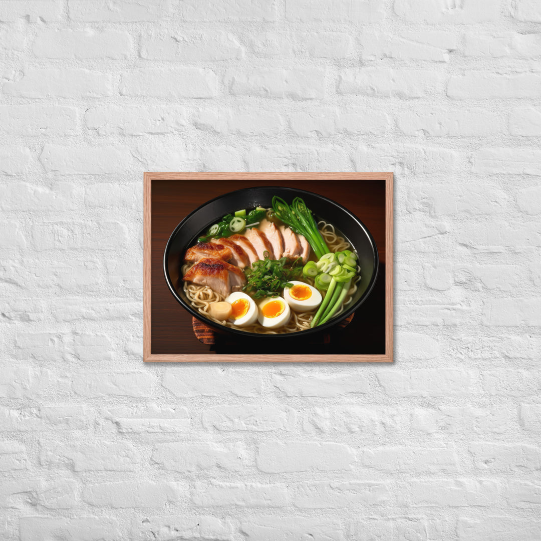 Chicken Ramen Framed poster 🤤 from Yumify.AI