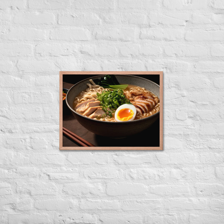 Chicken Ramen Framed poster 🤤 from Yumify.AI