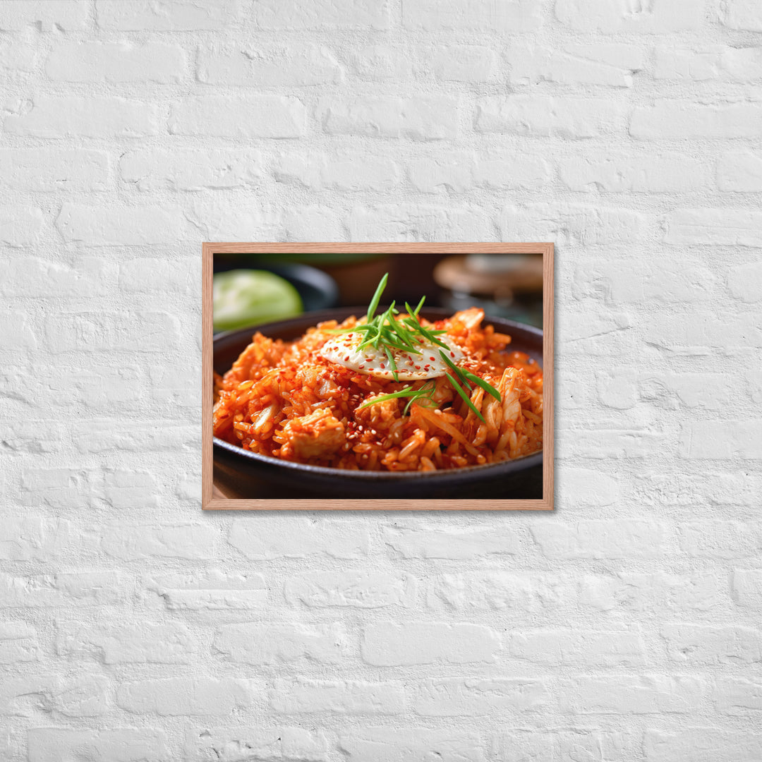 Kimchi Fried Rice Framed poster 🤤 from Yumify.AI