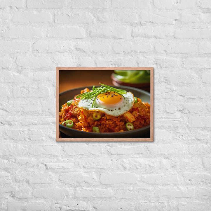 Kimchi Fried Rice Framed poster 🤤 from Yumify.AI