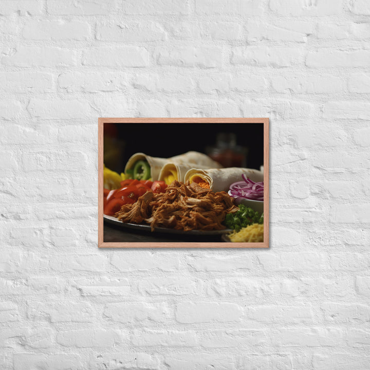 Shawarma Framed poster 🤤 from Yumify.AI