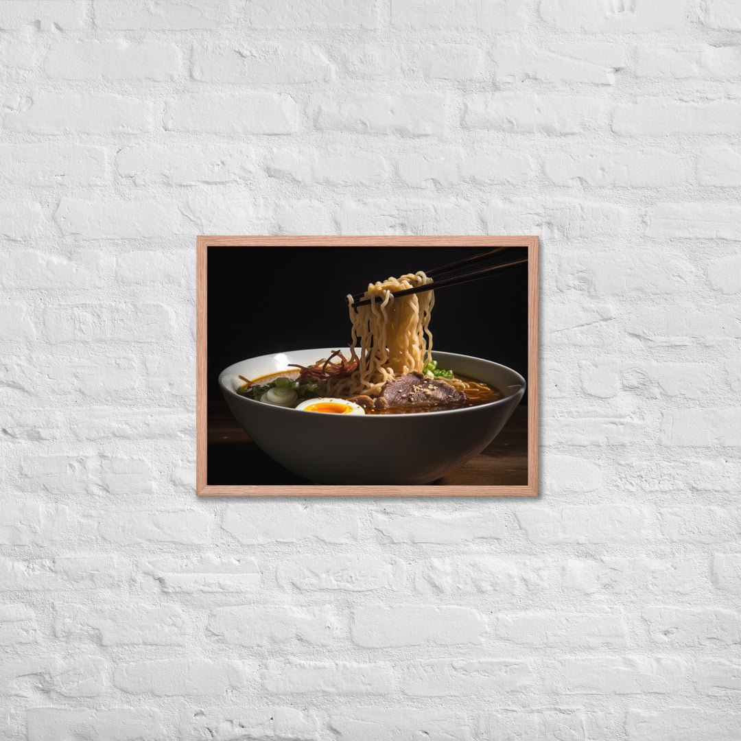 Beef Ramen Framed poster 🤤 from Yumify.AI