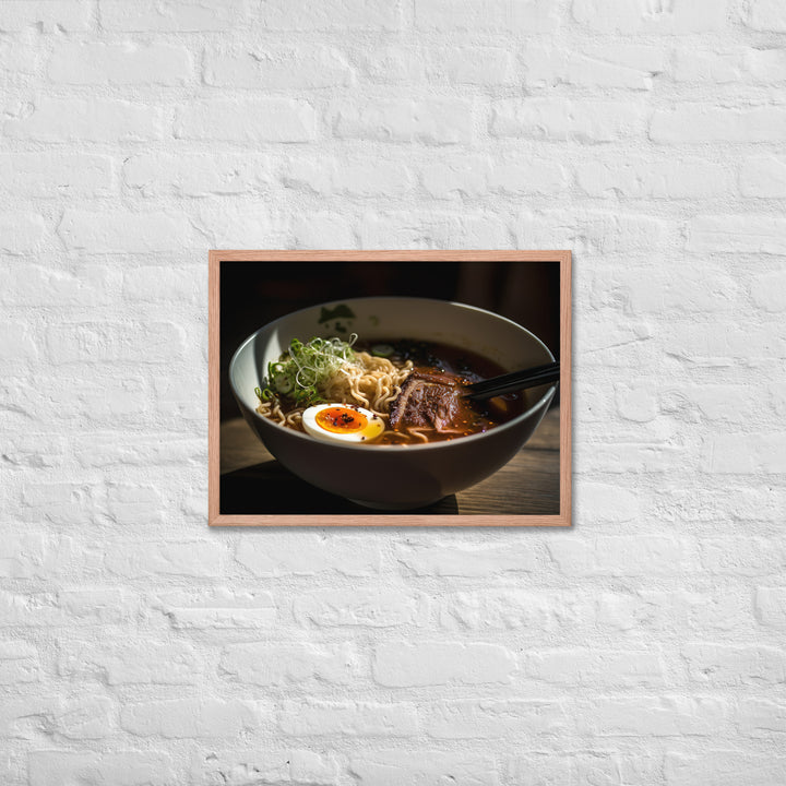 Beef Ramen Framed poster 🤤 from Yumify.AI