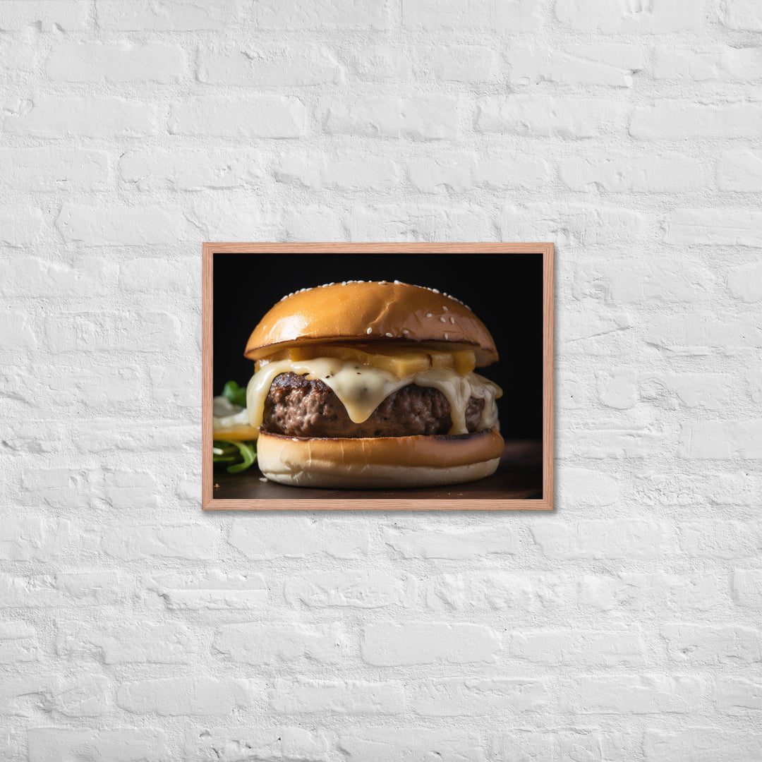 Gourmet Burgers Framed poster 🤤 from Yumify.AI