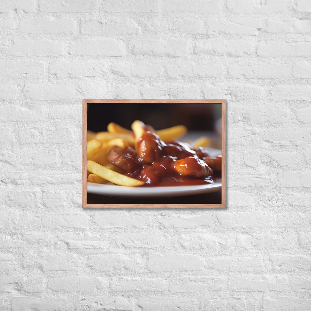 Currywurst Framed poster 🤤 from Yumify.AI