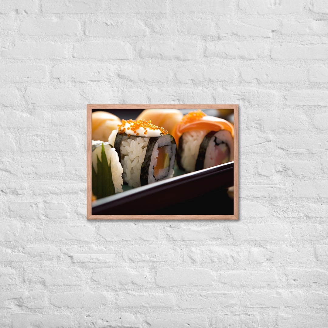 Sushi Framed poster 🤤 from Yumify.AI