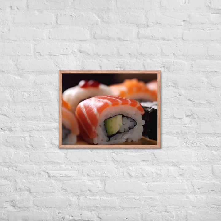 Sushi Framed poster 🤤 from Yumify.AI