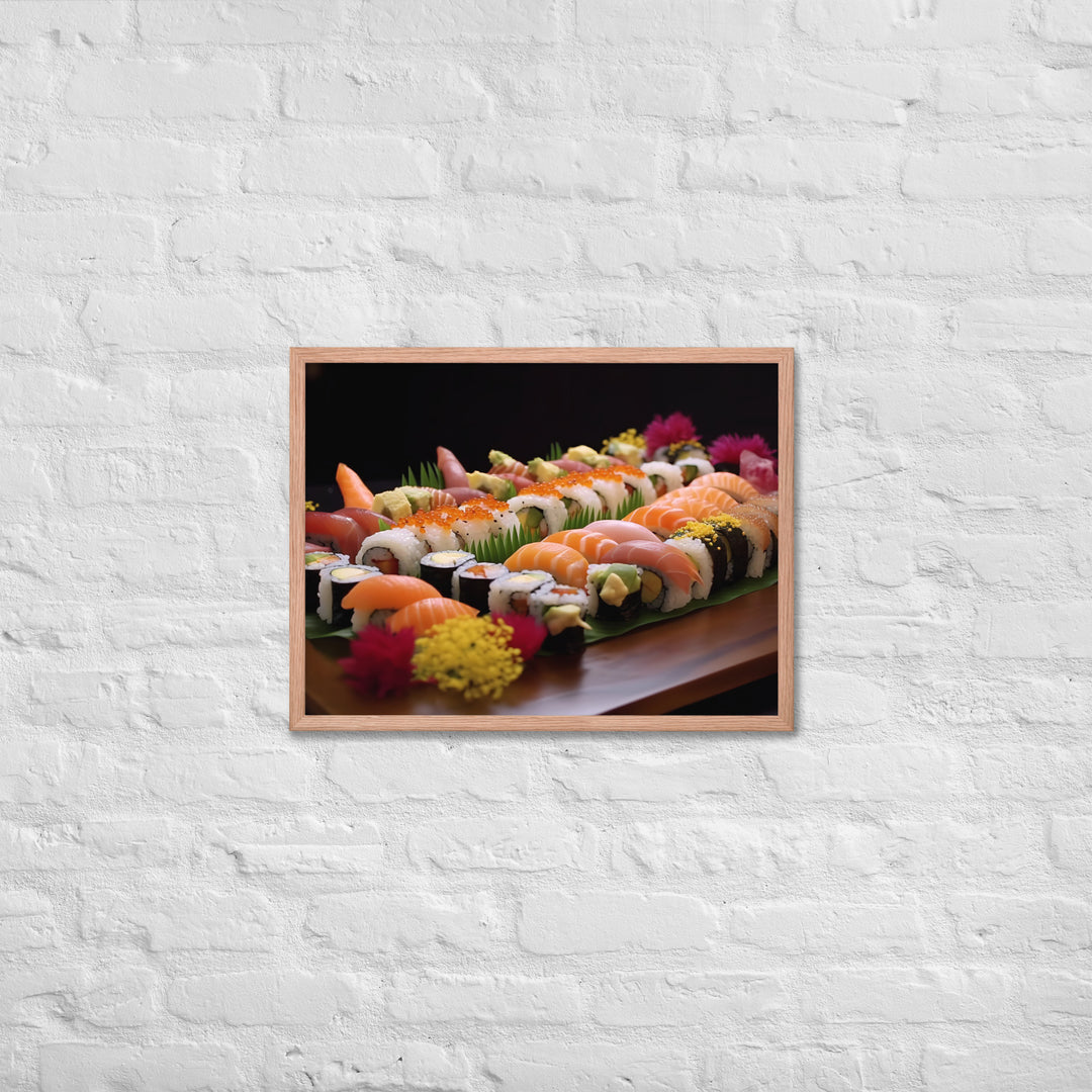 Sushi Framed poster 🤤 from Yumify.AI