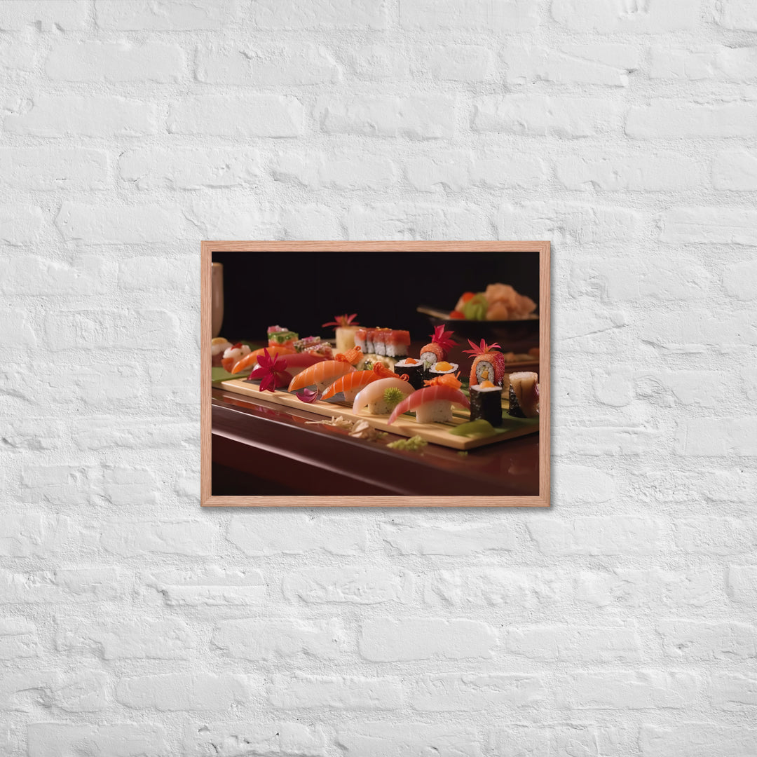 Sushi Framed poster 🤤 from Yumify.AI