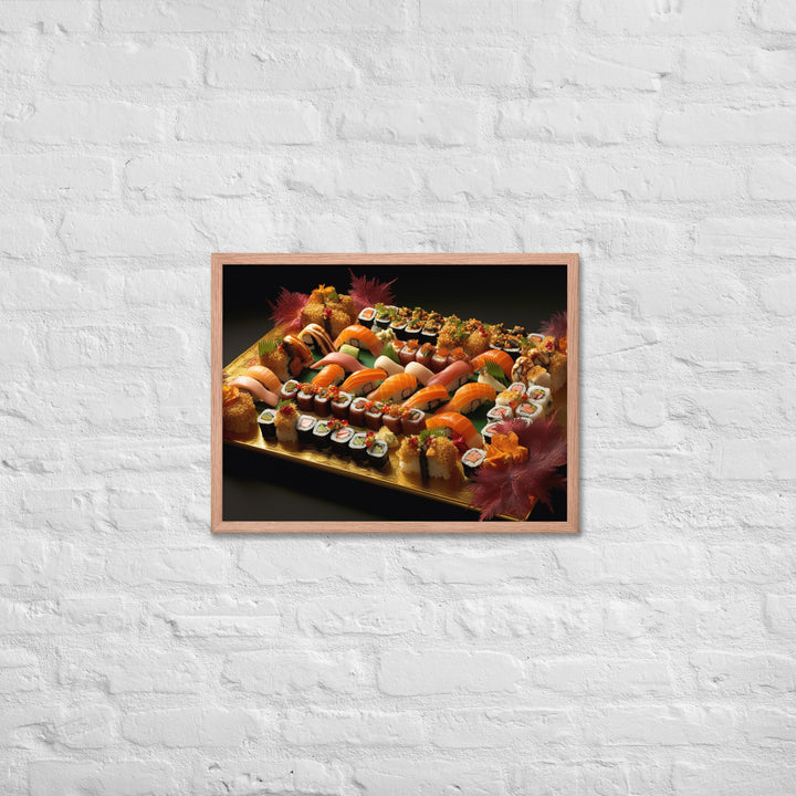 Sushi Framed poster 🤤 from Yumify.AI