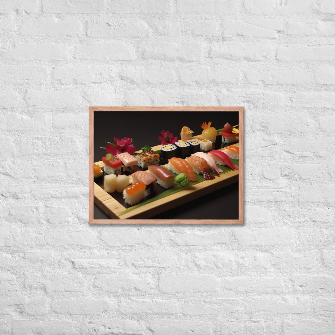 Sushi Framed poster 🤤 from Yumify.AI