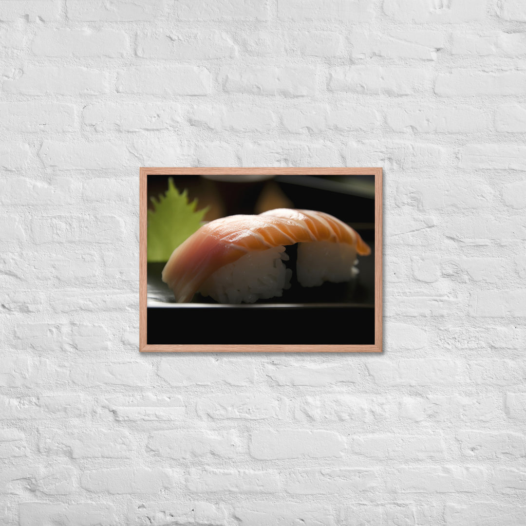 Nigiri Sushi Framed poster 🤤 from Yumify.AI