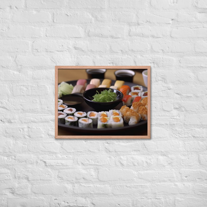 Sushi Framed poster 🤤 from Yumify.AI