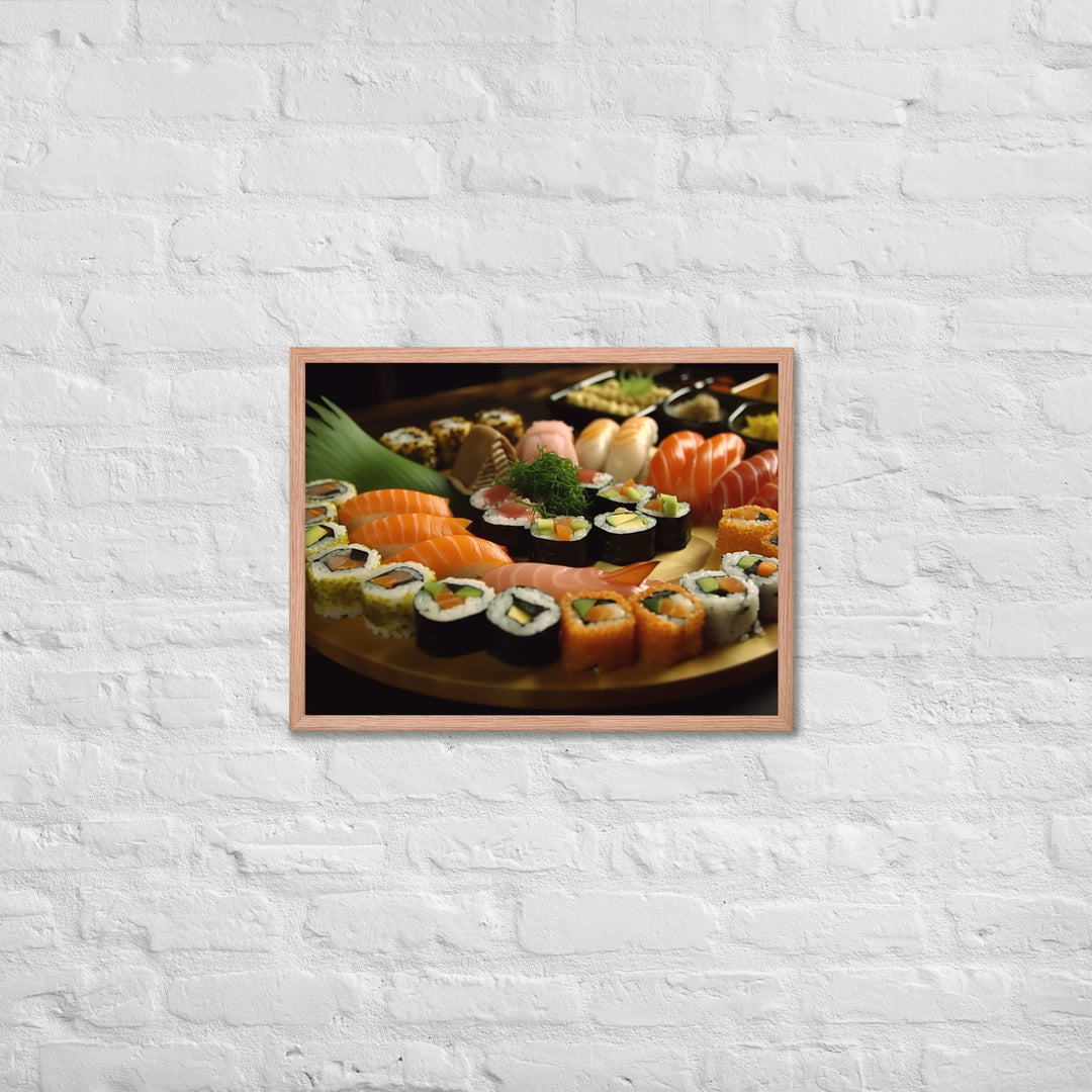 Sushi Framed poster 🤤 from Yumify.AI