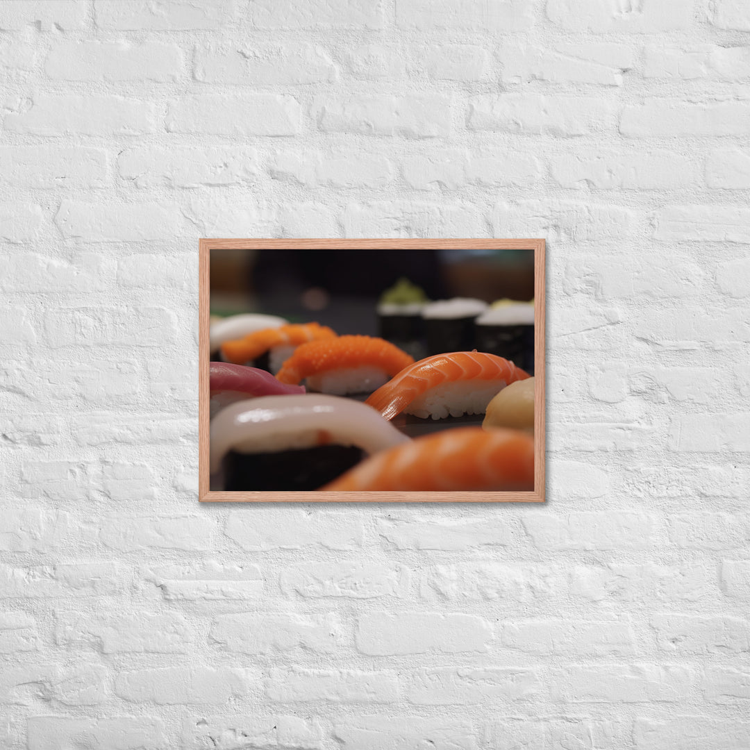 Sushi Framed poster 🤤 from Yumify.AI