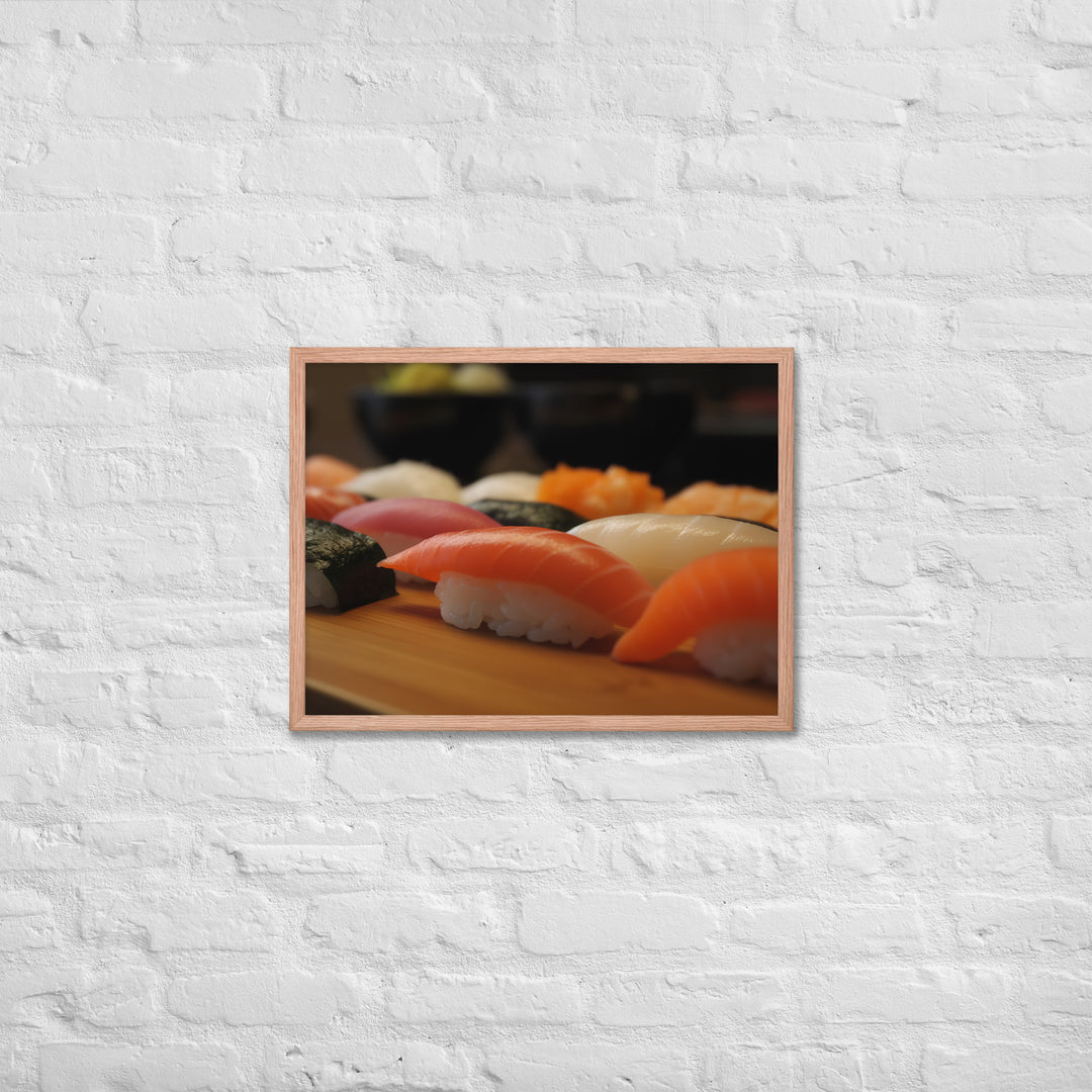 Sushi Framed poster 🤤 from Yumify.AI