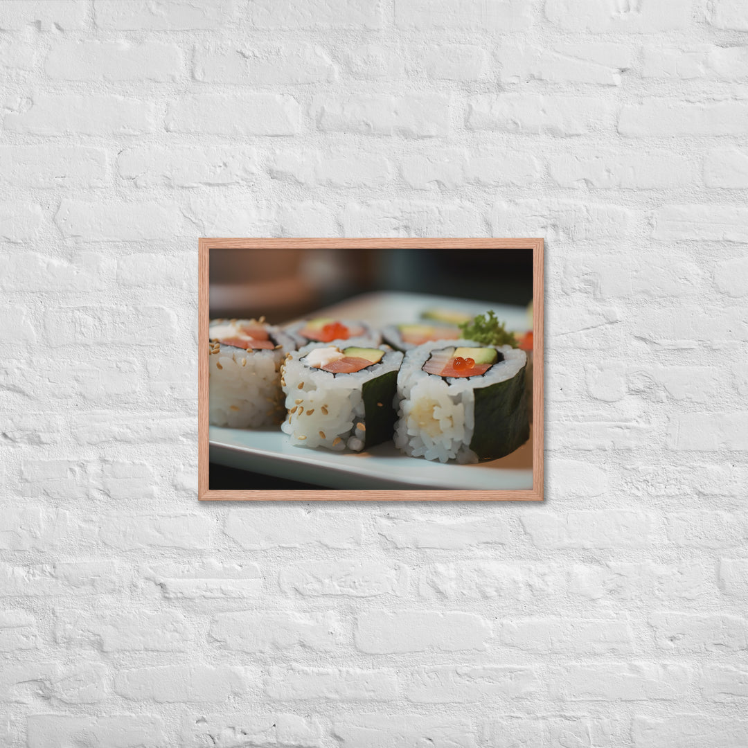 Sushi Framed poster 🤤 from Yumify.AI