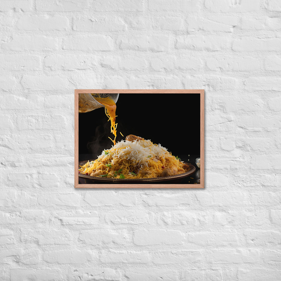 Biryani Framed poster 🤤 from Yumify.AI