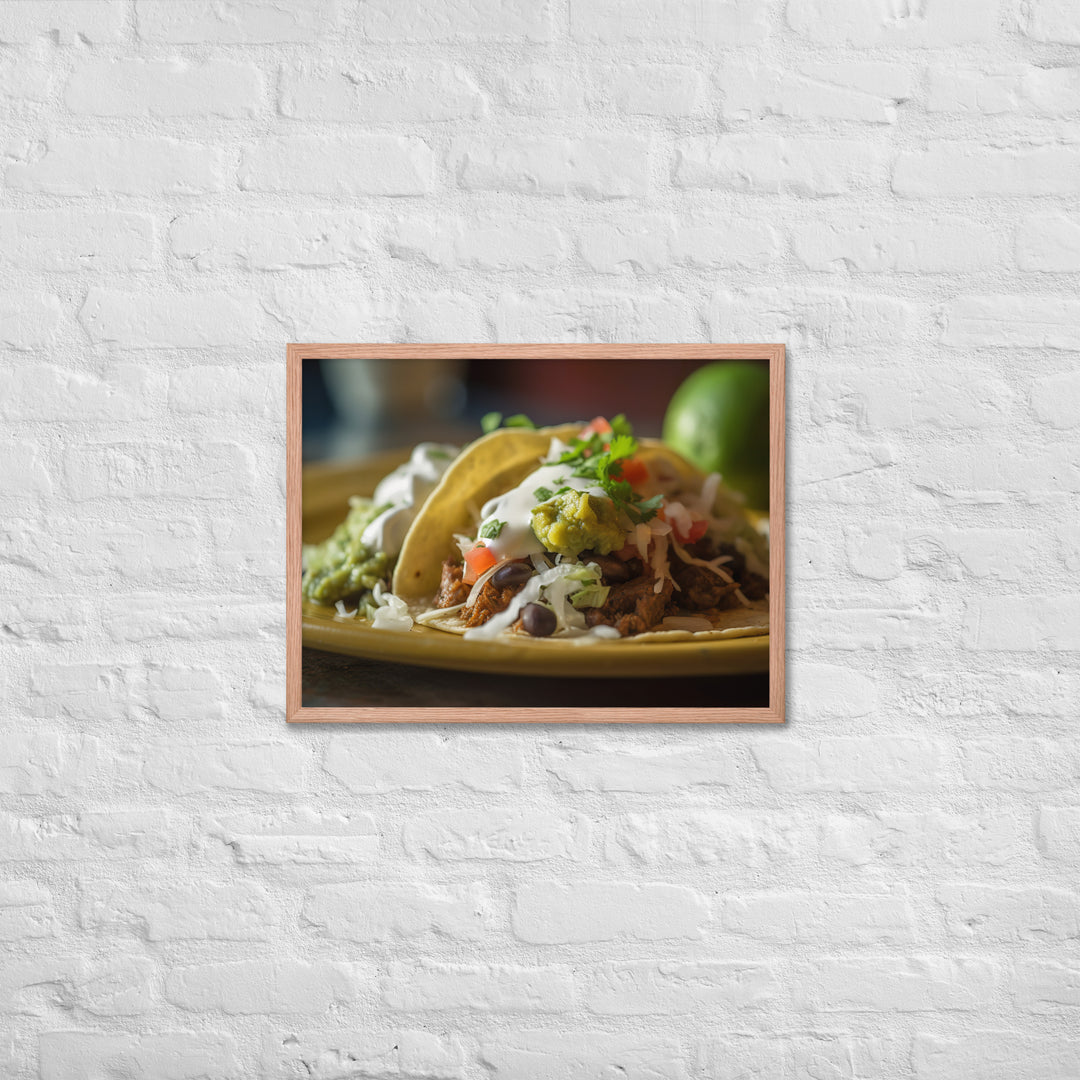 Taco Treat Framed poster 🤤 from Yumify.AI