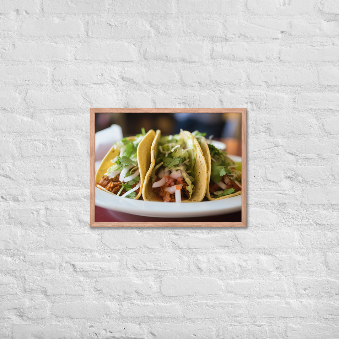 Taco Timeless Framed poster 🤤 from Yumify.AI