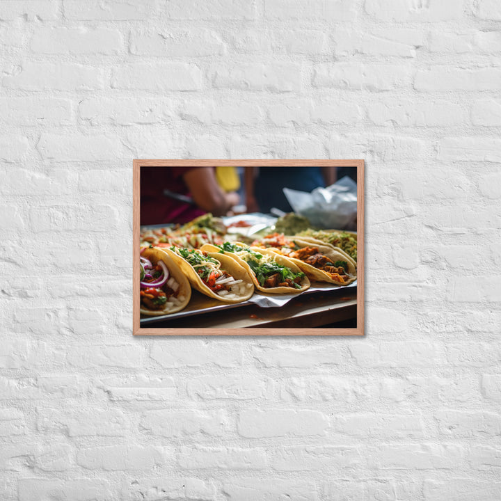 Taco Temptation Framed poster 🤤 from Yumify.AI