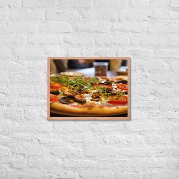 Pizza Framed poster 🤤 from Yumify.AI