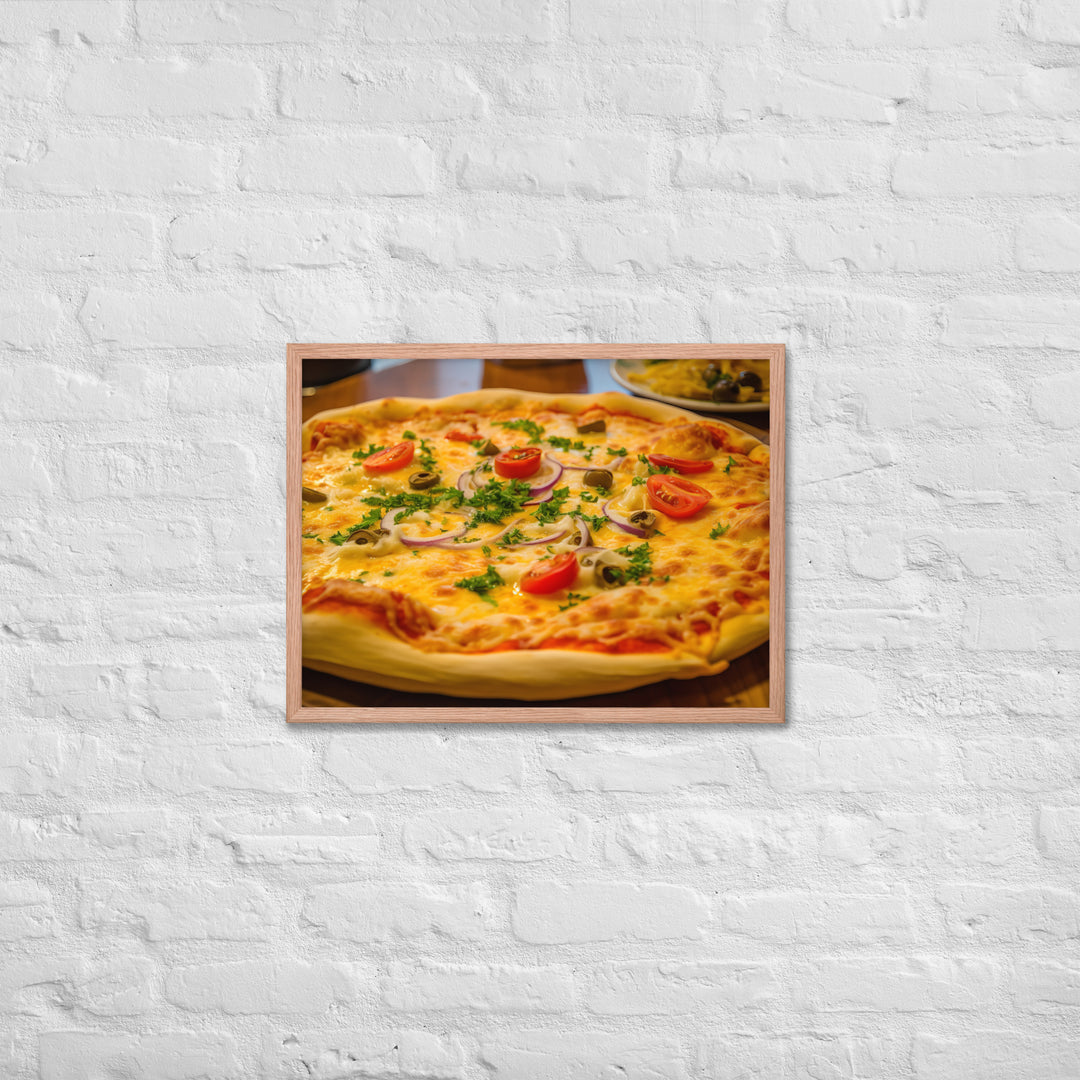 Pizza Framed poster 🤤 from Yumify.AI