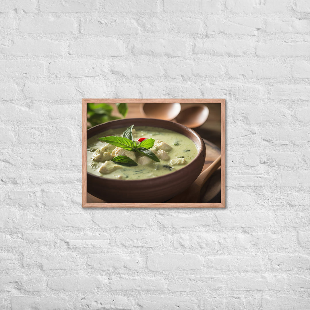 Thai Green Curry Framed poster 🤤 from Yumify.AI