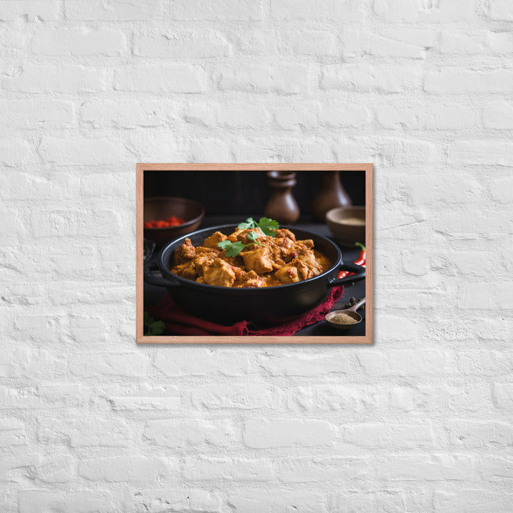 Spicy Chicken Curry Framed poster 🤤 from Yumify.AI